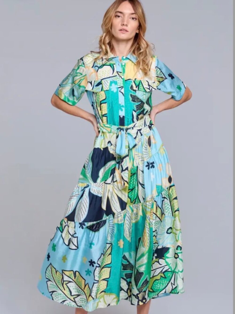 Ciebon Brand New with Tags Sz Small Soryn Leaf Sundress